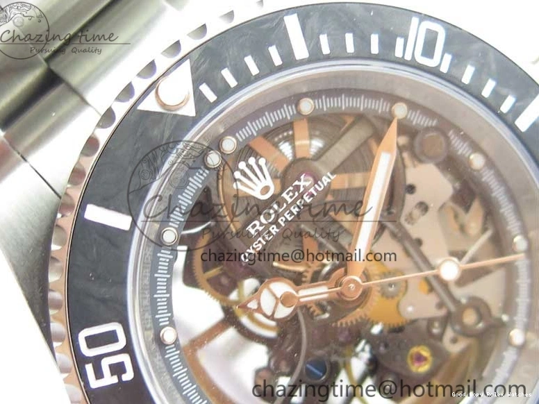 AAA Replica Watches WWF Edition Bezel Skeleton Best Durable Submariner SS 2925 116660 Andrea Carbon on SA Pirlo 0103
